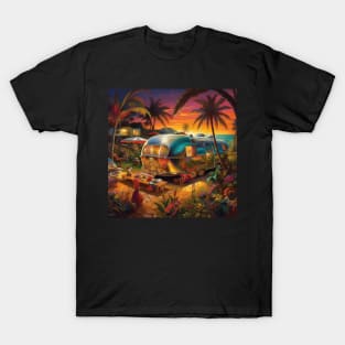 Camping at Trestles T-Shirt